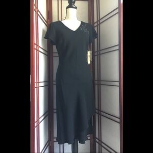 🔥🆕 SIZE 8 Amanda Smith Black Cocktail Dress